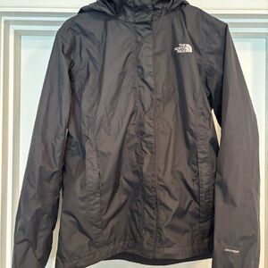The North Face: Black Rain Jacket